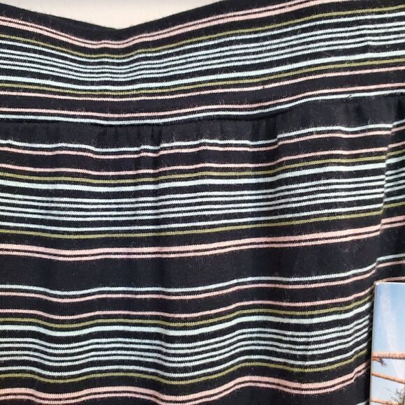 NEW Kavu Veda Striped Pencil Skirt Womens Size XS Wrap Midi Length Stretch Rayon - Picture 4 of 8